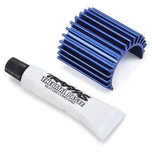 Traxxas Heat sink Velineon 380 brushless motor aluminum (blue-anodized) TRA3374