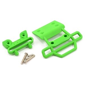 Traxxas Bumper front / bumper mount front / 4x23mm RM (2)/ 3x10mm RST (2) (green) TRA3621A