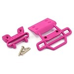 Traxxas Bumper front / bumper mount front / 4x23mm RM (2)/ 3x10mm RST (2) (pink) TRA3621P