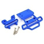 Traxxas Bumper front / bumper mount front / 4x23mm RM (2)/ 3x10mm RST (2) (blue) TRA3621X