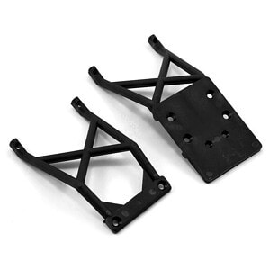 Traxxas Skid plates front and rear (black) TRA3623