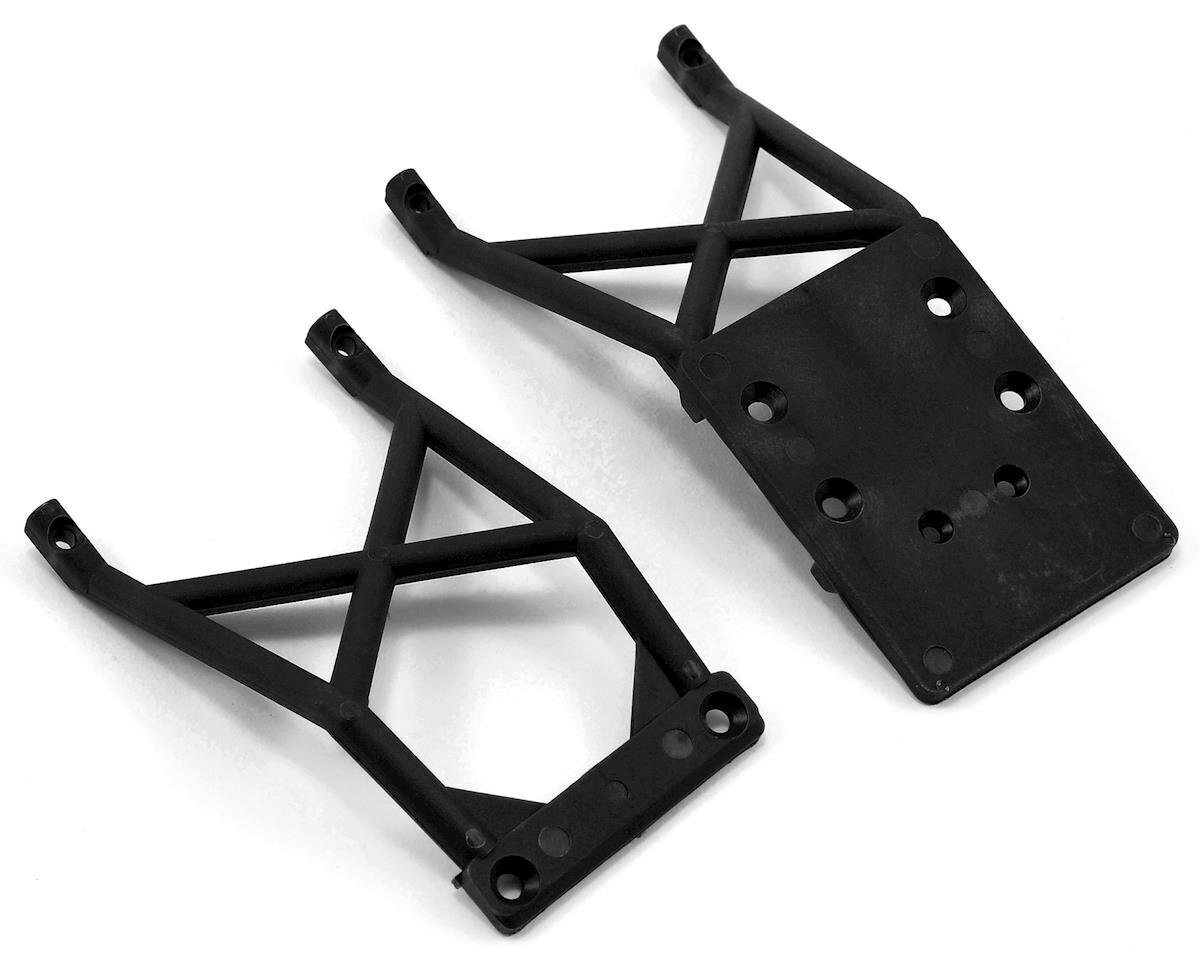 Traxxas Skid plates front and rear (black) TRA3623