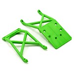 Traxxas Skid plates front and rear (green) TRA3623A