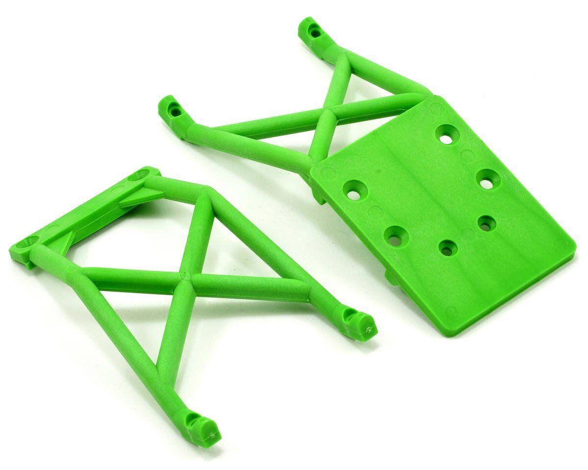 Traxxas Skid plates front and rear (green) TRA3623A - tra3623a-jpg Traxxas Skid plates front and rear (green) TRA3623A