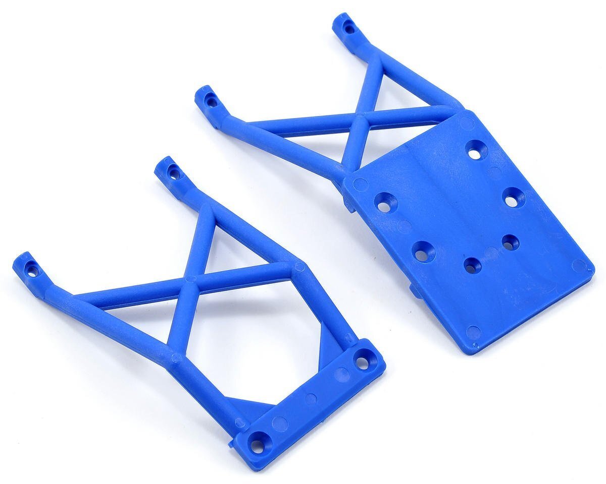 Traxxas Skid plates front and rear (blue) TRA3623X