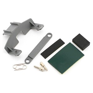 Traxxas Battery Hold-Down (Grey) / Receiver Hold-Down (Grey) w/Posts TRA3627X