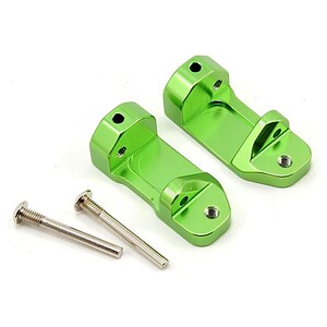 Traxxas 30-Degree Caster Blocks 6061-T6 Alum (Left/Right) - Green TRA3632G