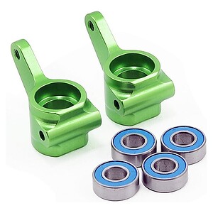 Traxxas Steering Blocks Rustler/Stampede/Bandit (Alum Green) (2) TRA3636G