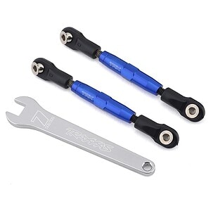Traxxas Rear Camber Links (TUBES Blue 7075-T6 Alum) (73mm) (2) TRA3644X