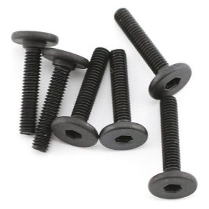 Traxxas Screws 3x15mm flat-head machine (hex drive) (6) TRA3646