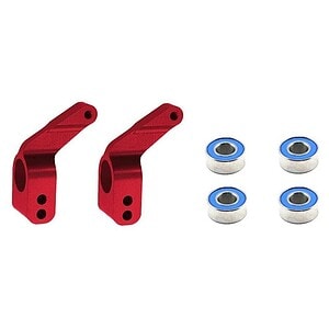 Traxxas Stub Axle Carriers Rustler/Stampede/Bandit (Alum Red) (2) TRA3652X
