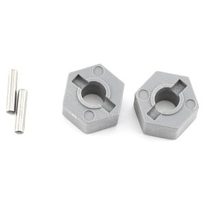 Traxxas Wheel hubs hex (front) (tall offset) (2)/ axle pins (2.5x10mm) (2) TRA3654