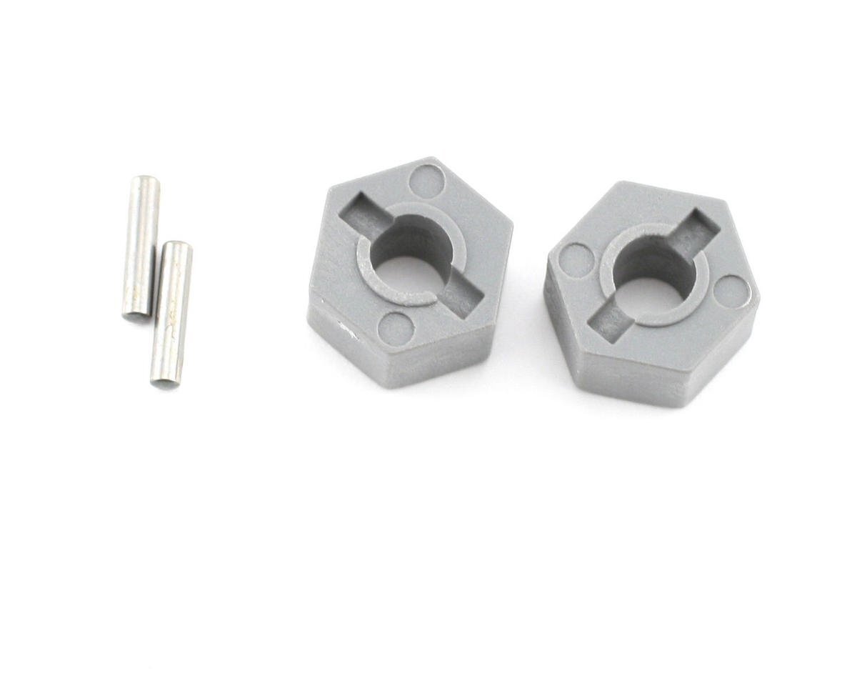 Traxxas Wheel hubs hex (front) (tall offset) (2)/ axle pins (2.5x10mm) (2) TRA3654