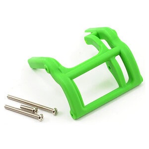 Traxxas Wheelie bar mount (1) / hardware (green) TRA3677A