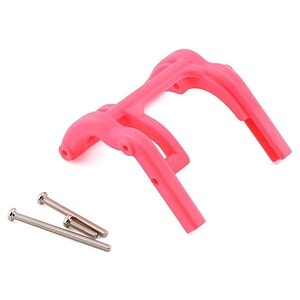 Traxxas Wheelie bar mount (1) / hardware (pink) TRA3677P