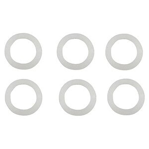 Traxxas White plastic washers (5x8x1.0mm) (6) TRA3685