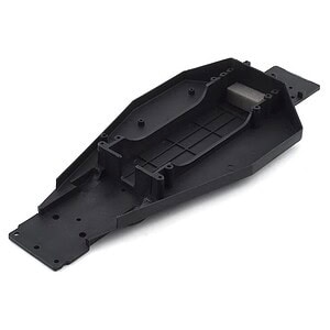 Traxxas Lower Chassis (Black) (166mm Batt Comp) (For #3725R ESC Plate) TRA3722X