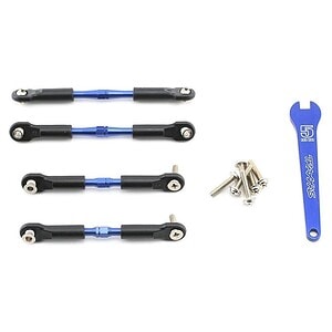 Traxxas Turnbuckles Alum (Blue) Camber Links F 39mm R 49mm (2 Each) TRA3741A