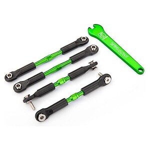 Traxxas Turnbuckles Alum (Green) Camber Links F 39mm R 49mm (2 Each) TRA3741G
