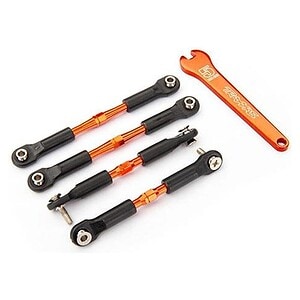 Traxxas Turnbuckles Alum (Orange) Camber Links F 39mm R 49mm (2 Each) TRA3741T