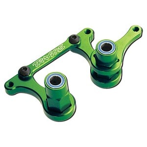 Traxxas Steering Bellcranks Drag Link (Green 6061-T6 Alum) w/Bearings TRA3743G