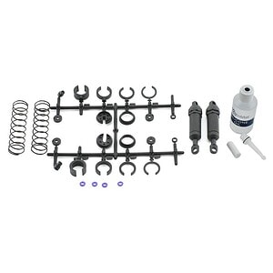 Traxxas Ultra Shocks (Black) (Long) (Complete) (Front) (2) TRA3760