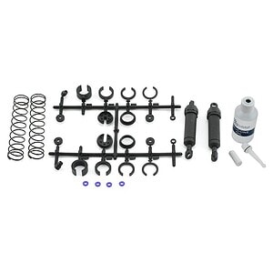 Traxxas Ultra Shocks (Black) (XX-Long) (Complete) (Rear) (2) TRA3762