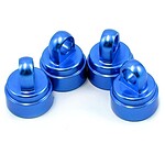 Traxxas Shock caps aluminum (blue-anodized) (4) (fits all Ultra Shocks) TRA3767A