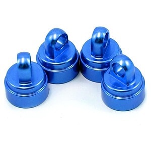 Traxxas Shock caps aluminum (blue-anodized) (4) (fits all Ultra Shocks) TRA3767A