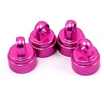 Traxxas Shock caps aluminum (pink-anodized) (4) (fits all Ultra Shocks) TRA3767P