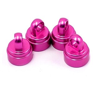 Traxxas Shock caps aluminum (pink-anodized) (4) (fits all Ultra Shocks) TRA3767P
