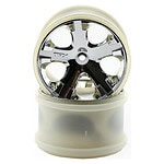 Traxxas Wheels All-Star 2.8 (chrome) (Rustler Stampede rear only)