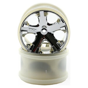 Traxxas Wheels All-Star 2.8 (chrome) (Rustler Stampede rear only)