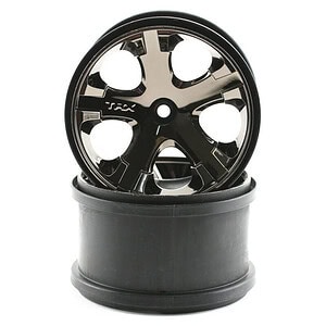 Traxxas Wheels All-Star 2.8 (black chrome) (electric rear)
