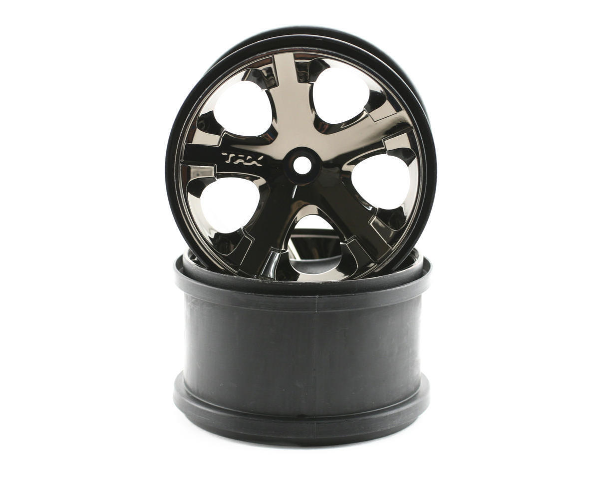 Traxxas Wheels All-Star 2.8 (black chrome) (electric rear)