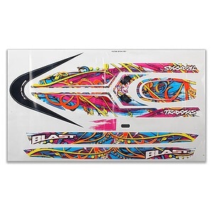 Traxxas Blast decal set (swirl pattern) (waterproof) TRA3816