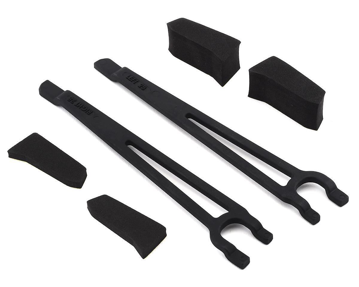 Traxxas Battery Hold Downs (Left/Right) (2) w/Foam Spacers (Tall Multi-Cell) TRA3927X