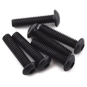 Traxxas Screws 4x18mm button-head machine (hex drive) (6) TRA3929