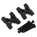 Traxxas Bulkhead cross braces (2)/ 3x25mm CS screws (8) TRA3930