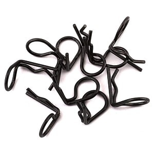 Traxxas Body clip (mounting clip) angled 90-degrees (black) (10) TRA3935A
