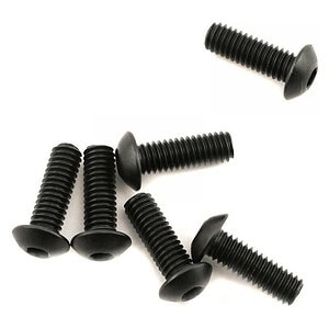 Traxxas Screws 4x12mm button-head machine (hex drive) (6) TRA3937
