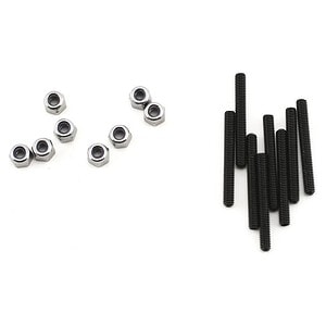 Traxxas Grub screws 3x25mm (8)/ 3mm nylon locknuts (8) TRA3962