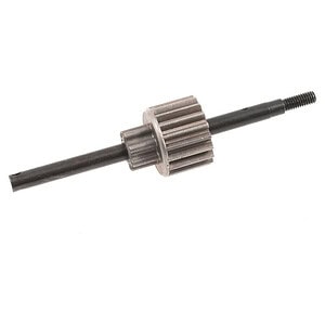 Traxxas Input shaft/ drive gear assembly (18-tooth steel top gear) TRA3992