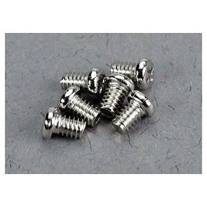 Traxxas Low speed spray bar screws 2x4mm roundhead machine screws (6) TRA4051