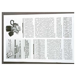 Traxxas Engine manual TRX TRA4099