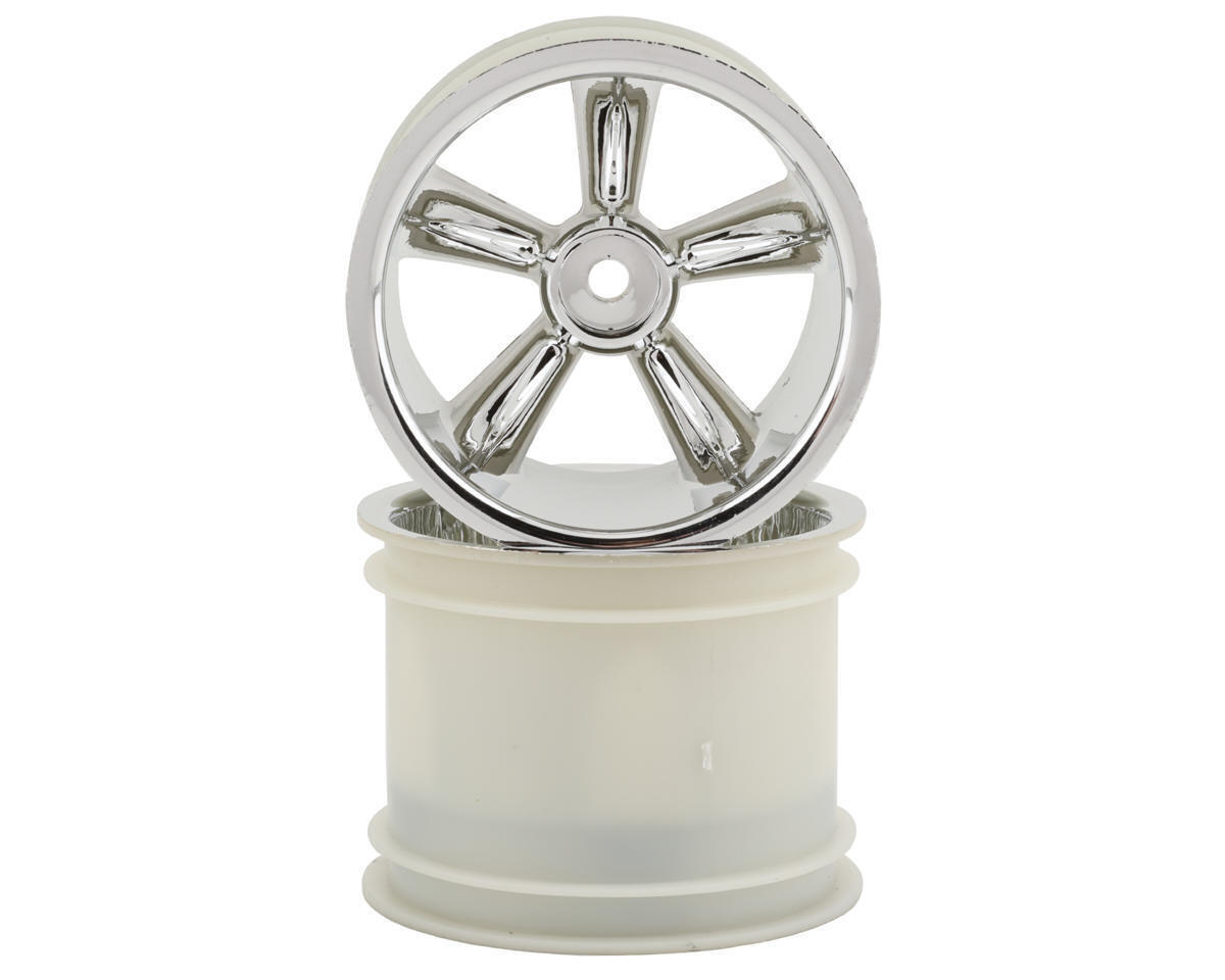 Traxxas TRX Pro-Star chrome wheels (2) (rear) (for 2.2 tires) TRA4172 - tra4172-jpg Traxxas TRX Pro-Star chrome wheels (2) (rear) (for 2.2 tires) TRA4172