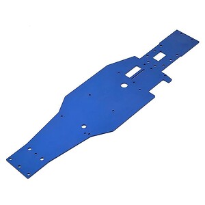 Traxxas Chassis lower (blue-anodized T6 aluminum) TRA4422