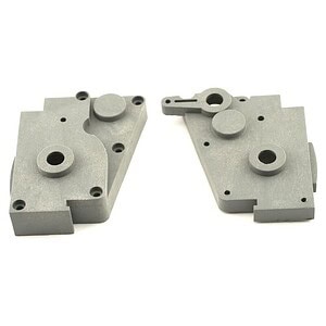 Traxxas Gearbox halves (grey) (left and right) TRA4491A