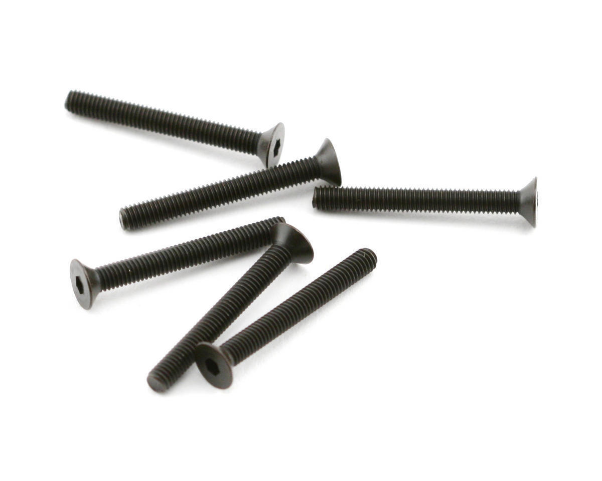 Traxxas Screw 3x25 countersunk machine (hex drive) (6) TRA4858