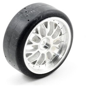 Traxxas Tires Pro-Trax On-Road Med Compound (Mounted/Glued) (2 Left - 2 Right) tra4873